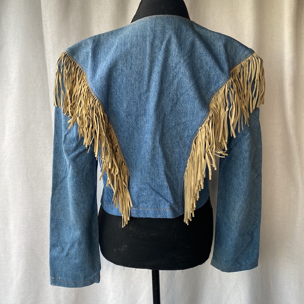Vintage Western Fringe and Bead Jacket - Picture 2 of 13